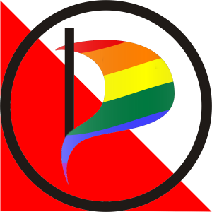 Logo Piratenpartij Utrecht Coming Out Dag 2017